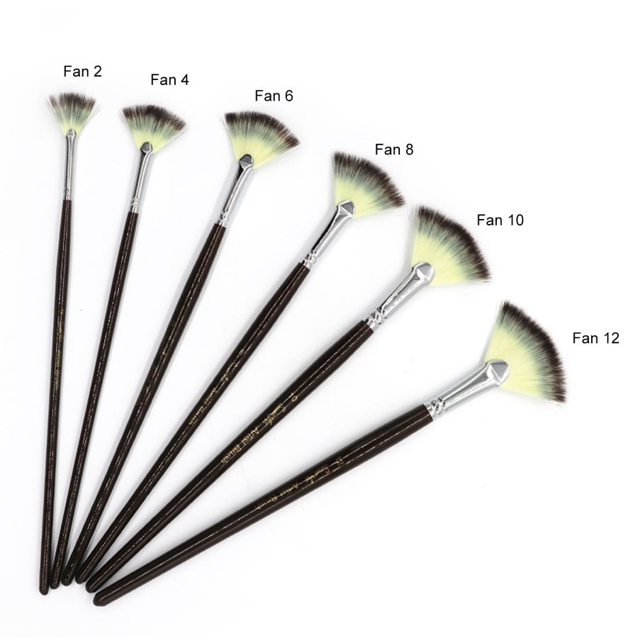 Artist Quality Fan Brushes Set of 6 – The Artist Life